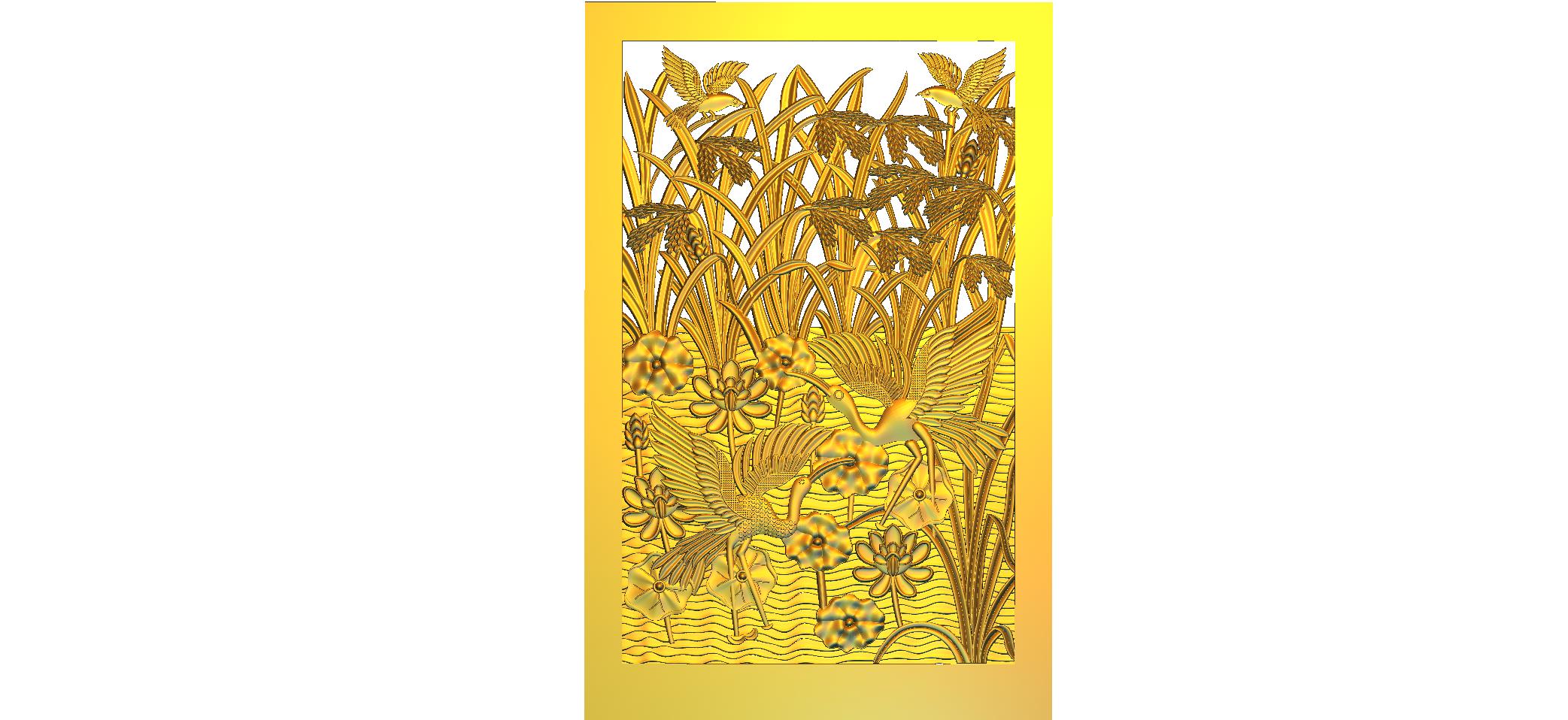 Premium Nature Scene CNC Designer RLF File