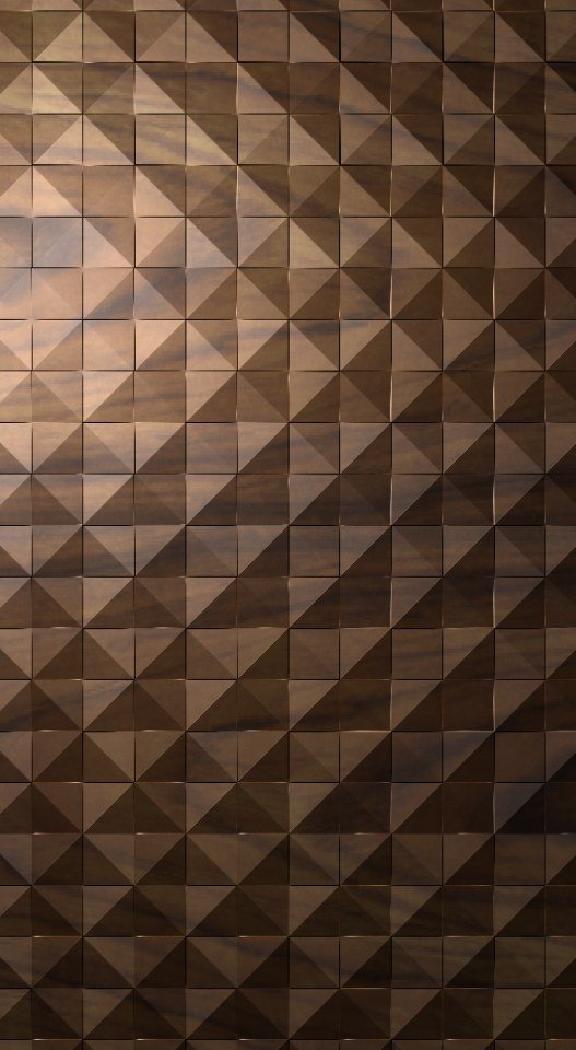 3D Wall Pannel - 12 Geometric Pyramid Textured Decorative Surface