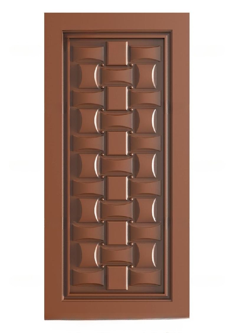 TRENDY DOORS - 88 Geometric Woven Texture Contemporary Door 3D Model