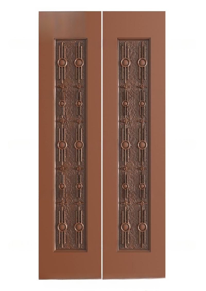 TRENDY DOORS - 6 Modern Geometric Art Deco Relief Carved Door Design