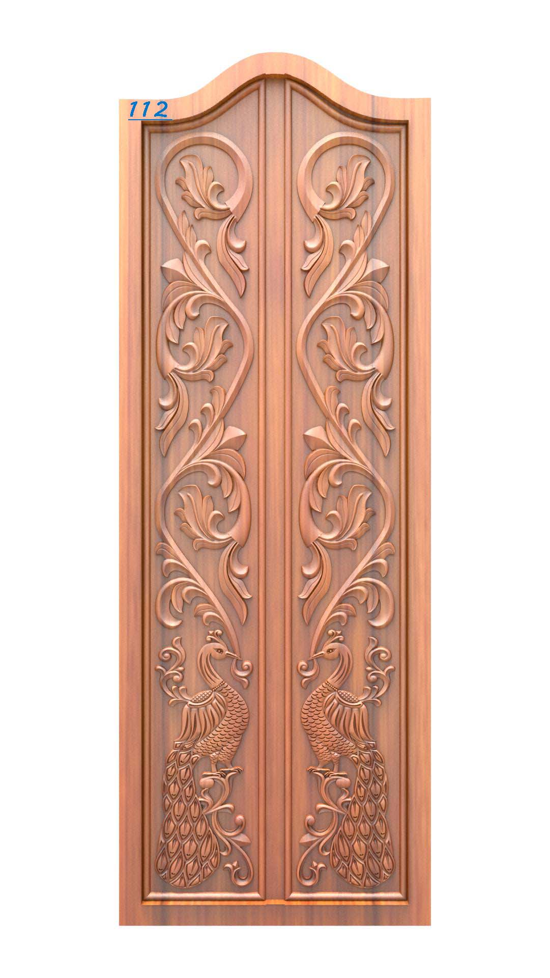 Premium Designer Wooden Door RLF File for CNC