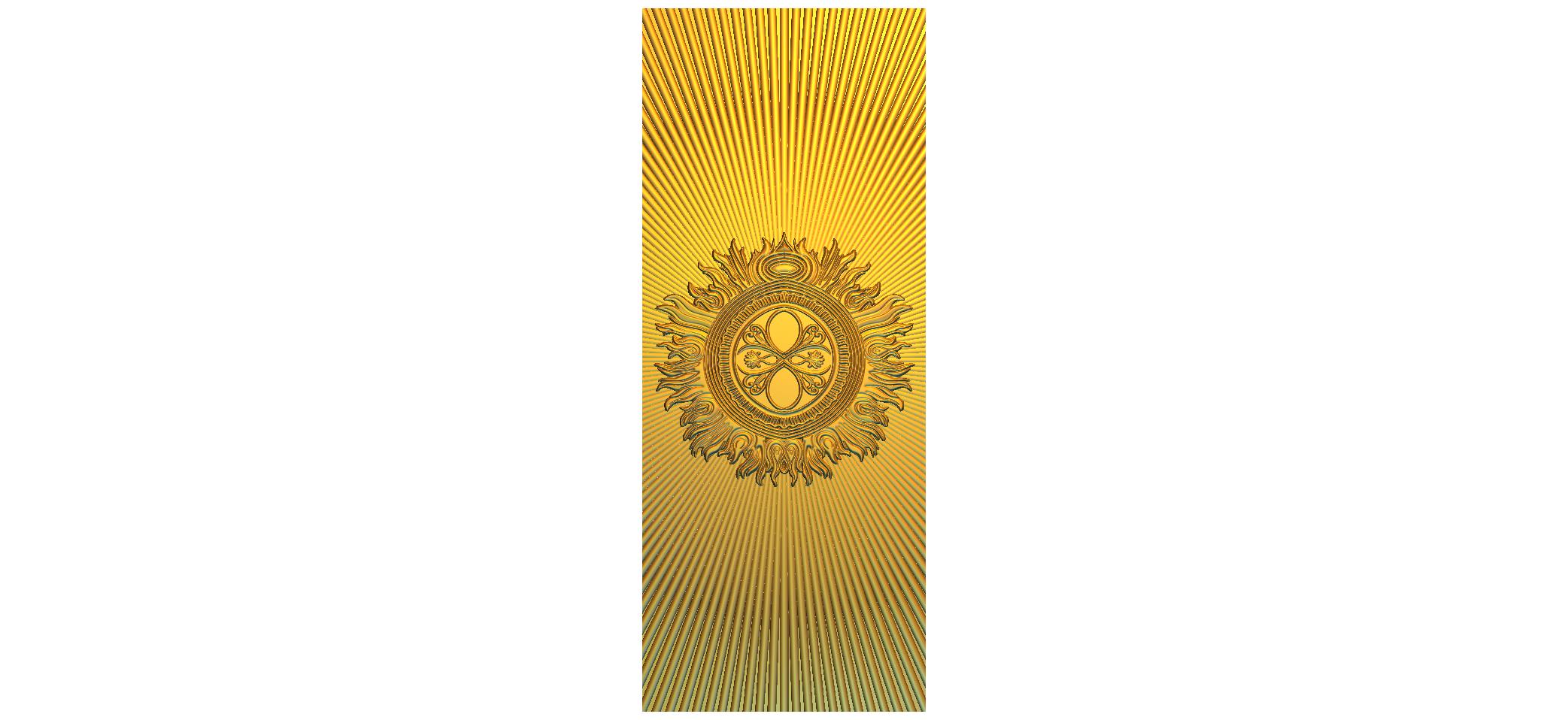 Modern Decorative Wall CNC Designer RLF File | 3D Relief Carving