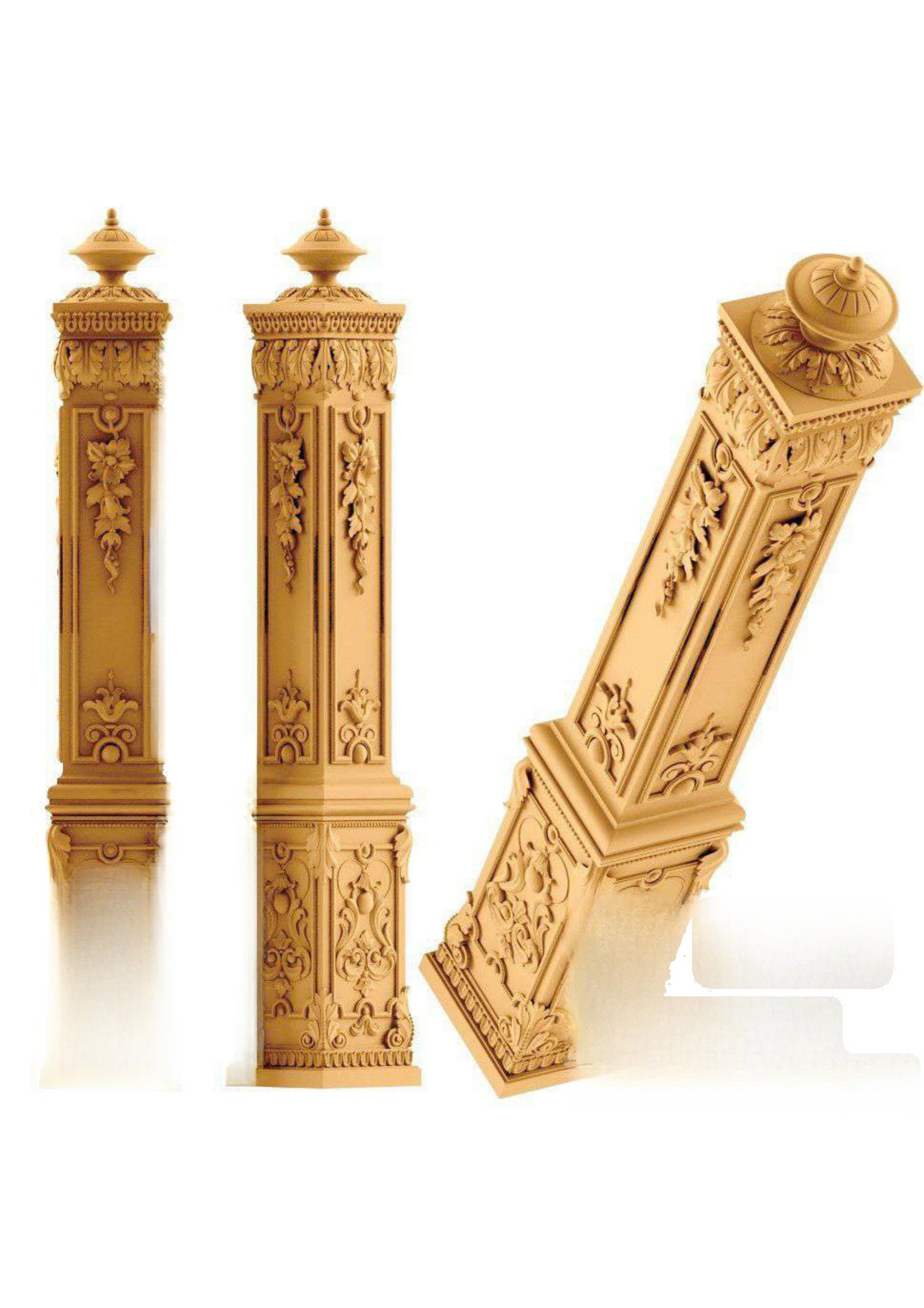 Pilaar - RT-15 Divine Carved Relief CNC Design