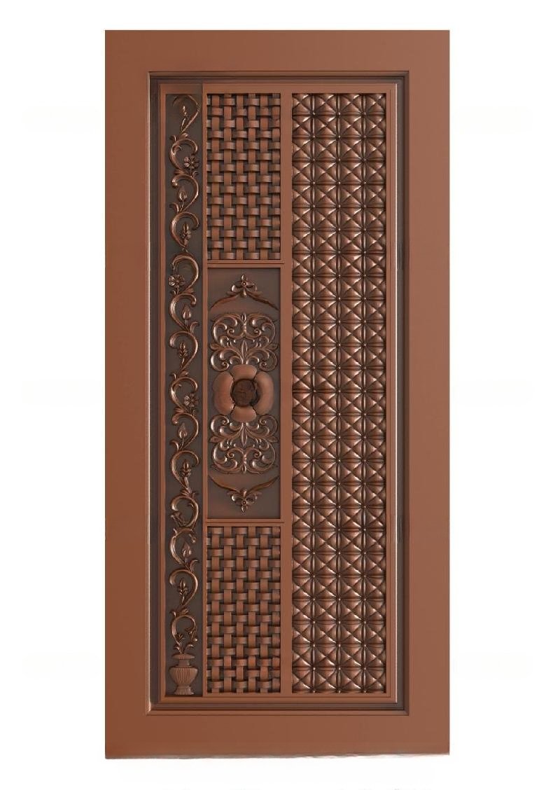 TRENDY DOORS - 71 Modern Geometric Patterned 3D Relief Carved Door