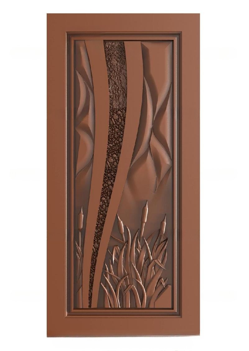 TRENDY DOORS - 37 Abstract Nature Scenic Relief Carving 3D Model