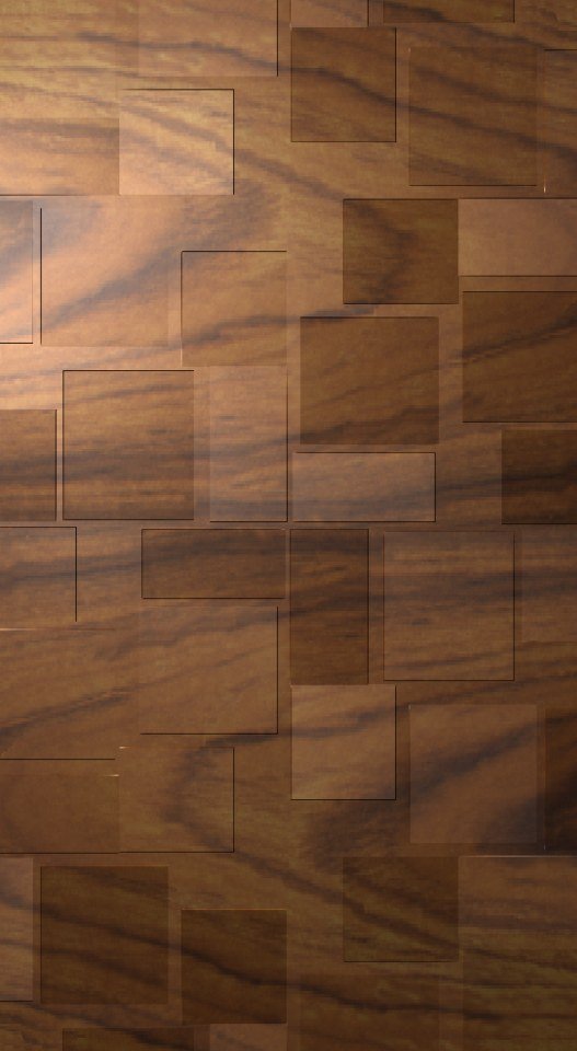 3D Wall Pannel - 15 Modern Geometric Block Relief Carving