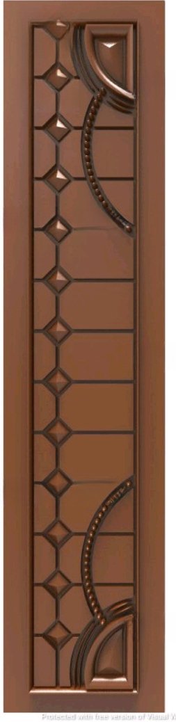GLOSSY DOOR DESIGNS - 19 Modern Geometric Abstract Relief Carved Door