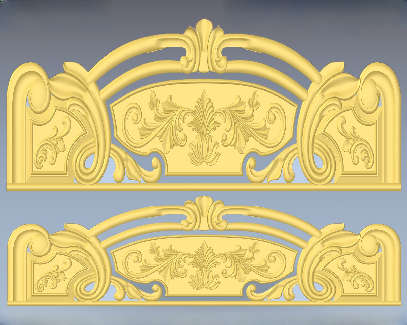 JS Bed - 65 Elegant Classical Headboard Relief Carving Design