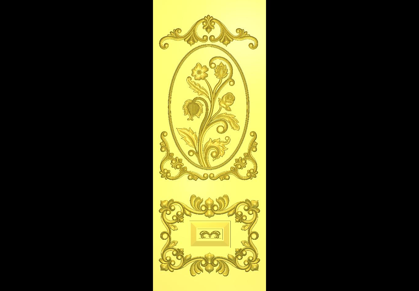 CNC Design Door 3D