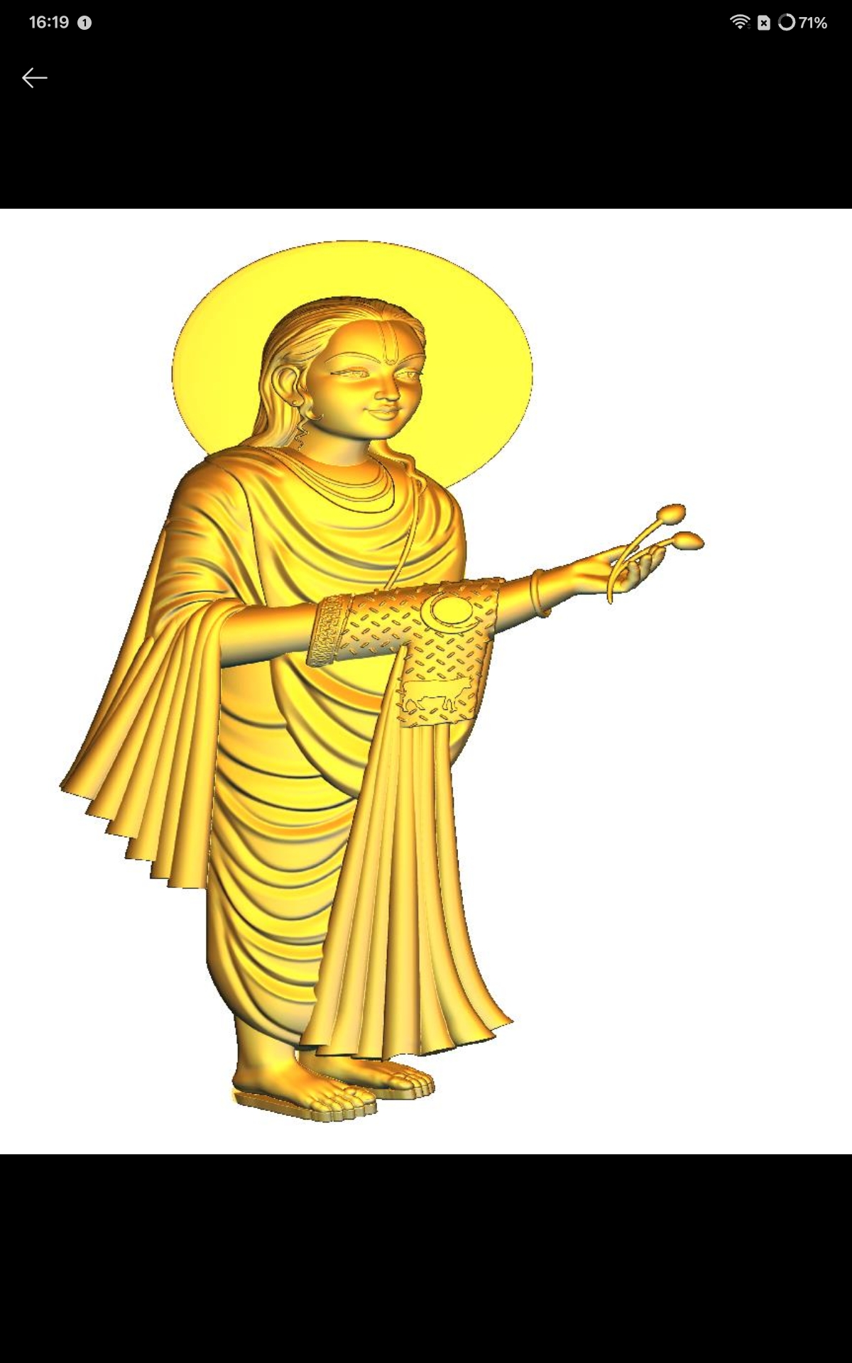 Gautam Buddha Premium CNC RLF Design File