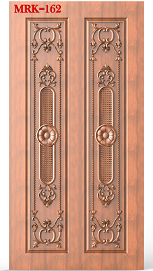 NP Door - 162 Classic Victorian Floral Elegance CNC Relief Carving