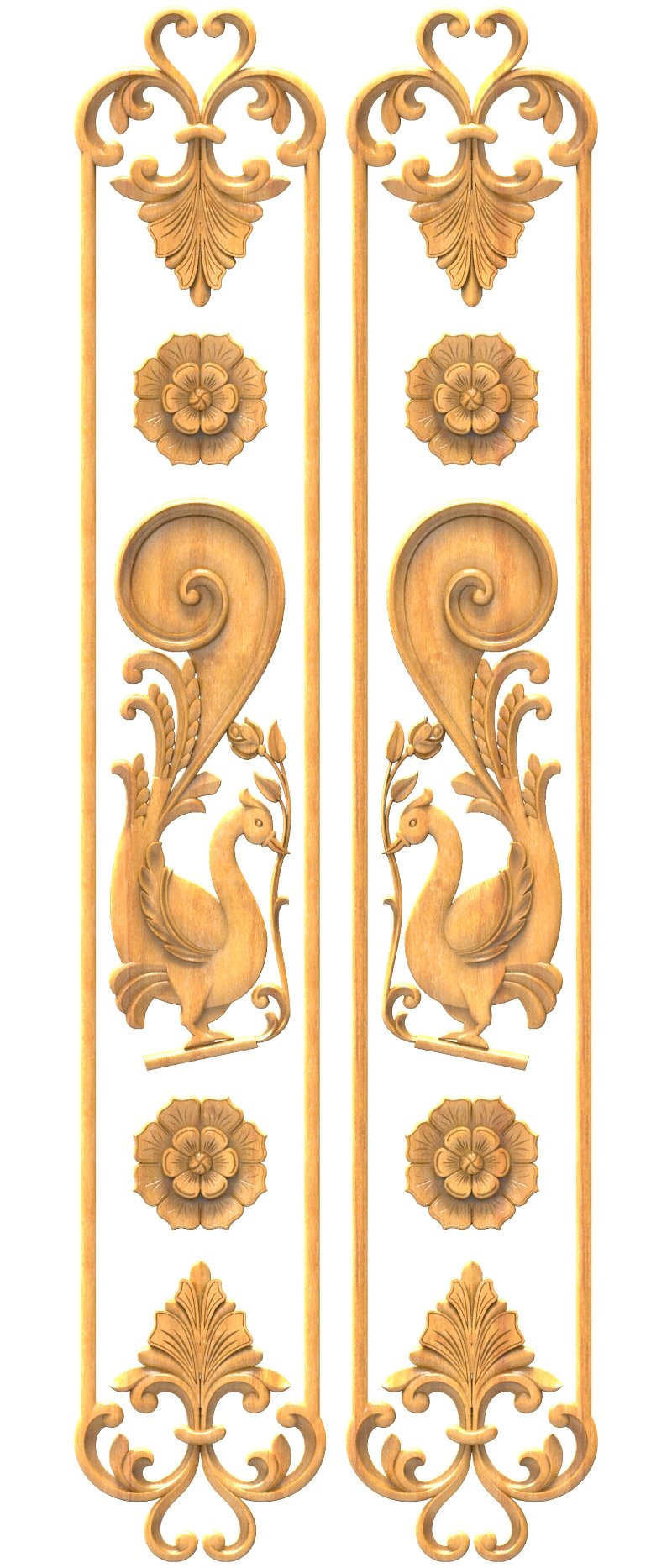 JK DD - 13 Divine Carved Relief CNC Design