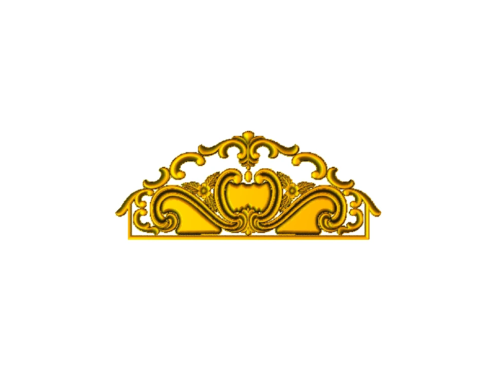 CD - 54 Elegant Baroque Archway Relief 3D Design